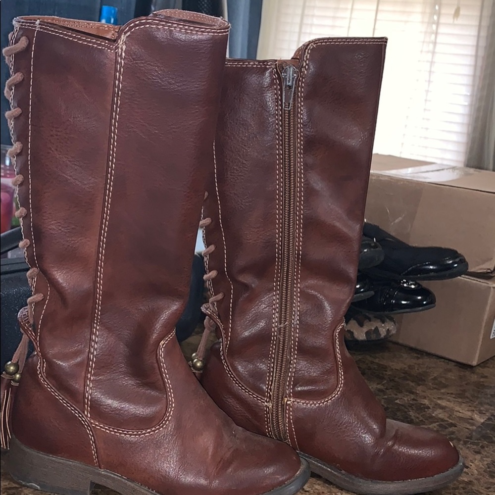 Sugar Brown Tall Boots